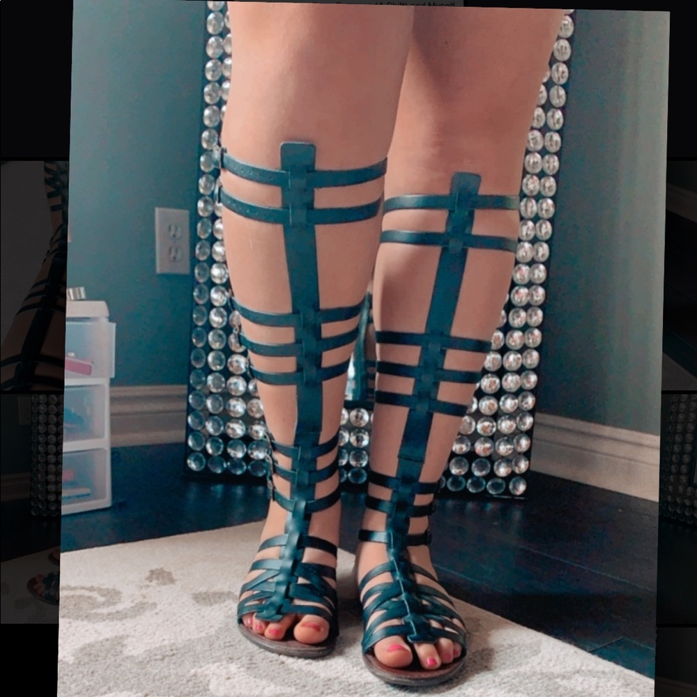 Steve Madden Sparta Knee High Gladiator Sandals